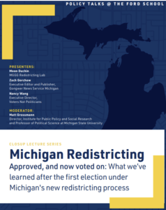 What We've Learned after Michigan's New Redistricting Process @ Zoom